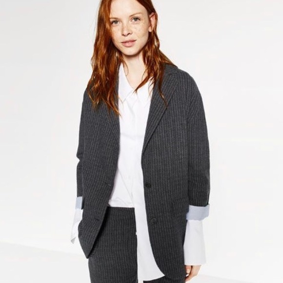 zara wool blazer